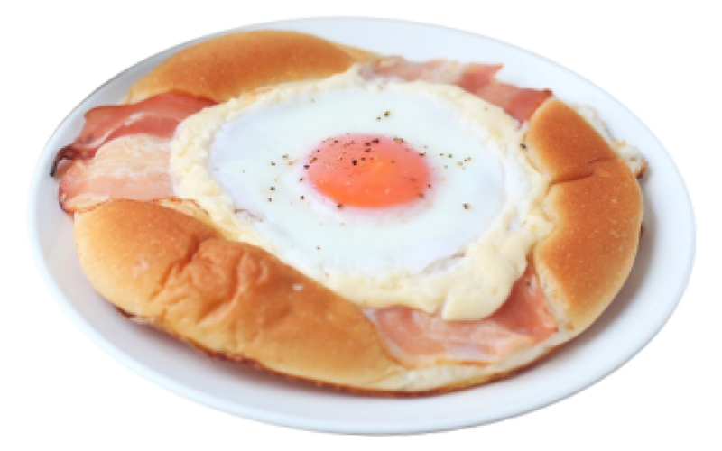 ハムエッグトースト